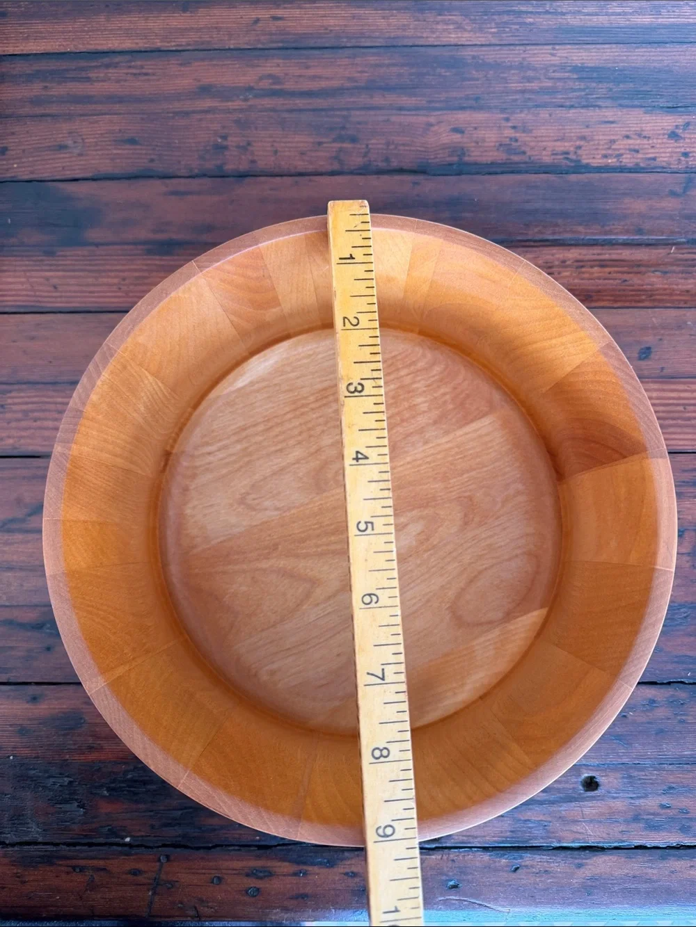 Williams Sonoma John McLeod Light Wood Serving Bowl with Natural Grain.